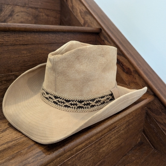 Resistol Vintage Cowboy Hat, Ranchman self conforming Size 7 1/4, suede - Picture 3 of 17